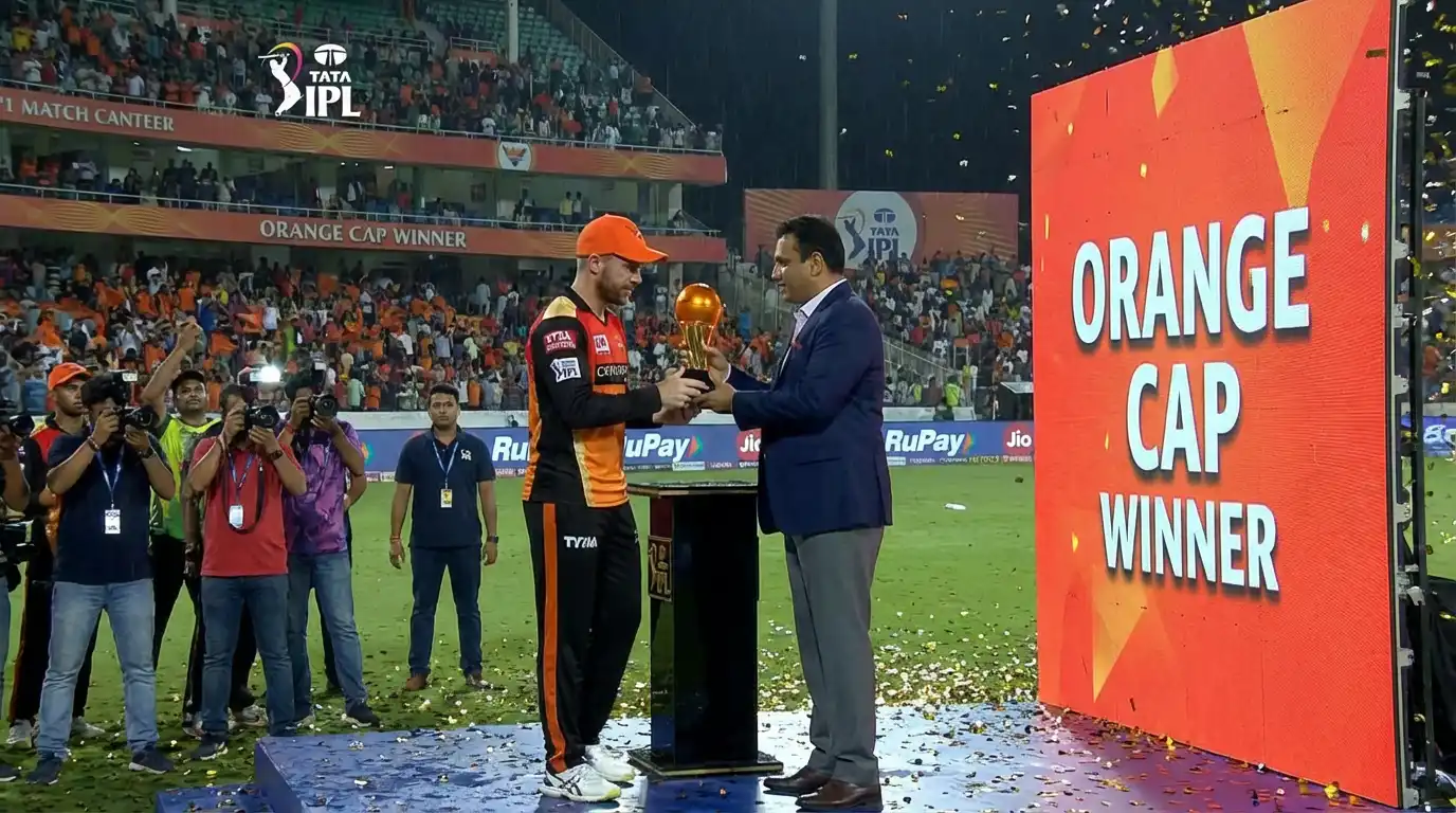 IPL Orange Cap award ceremony